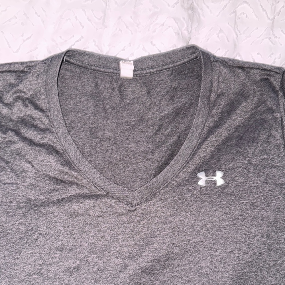 Gray V-Neck T-Shirt